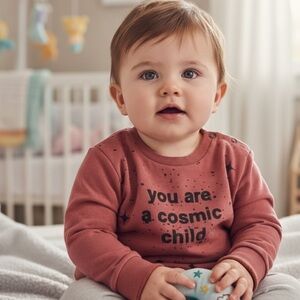 Yellowsub Tee Shirt You Are A Cosmic Child 6/9 Months